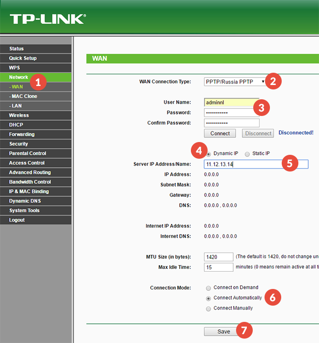 آموزش تنظیم vpn در مودم TP Link